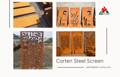 Corten Steel Privacy Screen